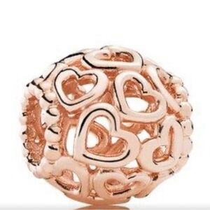 Pandora Rose Gold Hearts All Over Charm